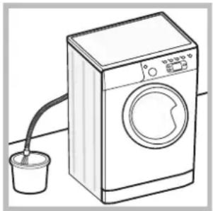 INDESIT IWE 7168 B (EU) - Luukkuoven manuaalinen avaaminen - 1