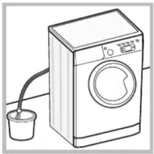 INDESIT IWE 7168 B (EU) - Åpne porthulldøren manuelt - 1