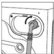 INDESIT WD 125 TS (EX) - Anslutning till vattenuttaget - 2