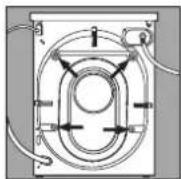 INDESIT WD 125 TS (EX) - Vaske/tørremaskinen tørrer ikke korrekt. - 2