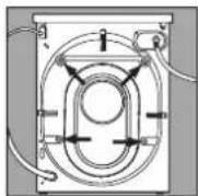 INDESIT WD 125 TS (EX) - Pesu-ja kuivauskone tullessa - 1