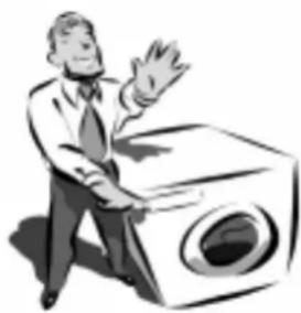 INDESIT WD 125 TS (EX) - Programvælgerknap og knap for programmeret start - 1