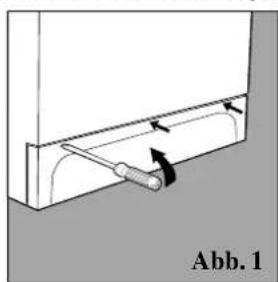 INDESIT WD 125 TS (EX) - Bei Bedarf kontrollieren Sie die Pumpe und den Gummischlauch. - 1