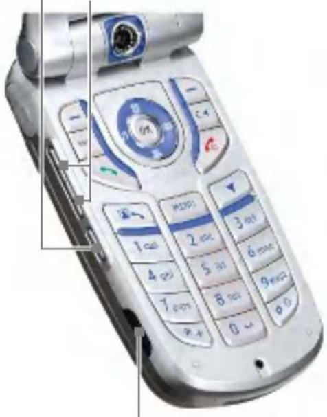 LG U8180 - Taster på siden af mobiltelefonen - 1