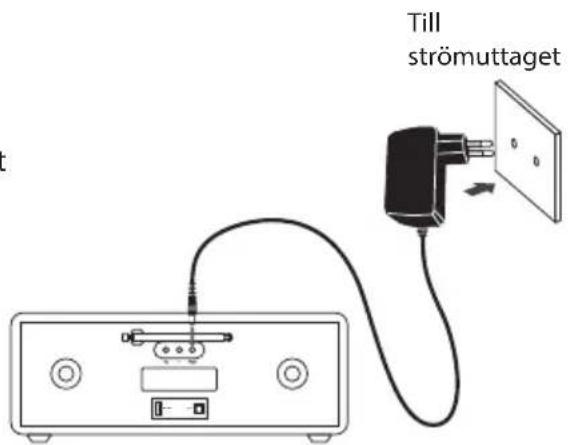 Till strömuttaget
