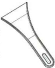 GRAM KF 471851 X - Plastic scraper - 1
