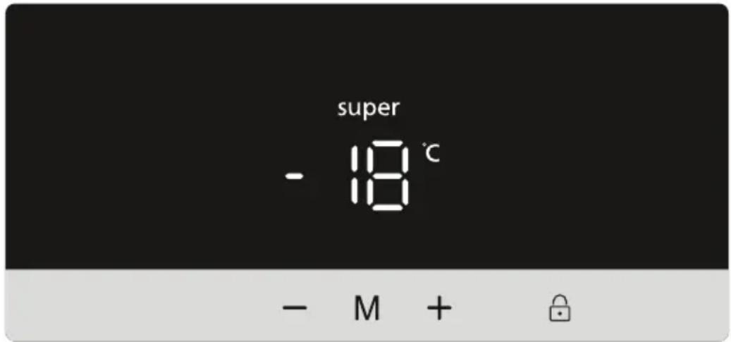 super - 18 °C - M +
