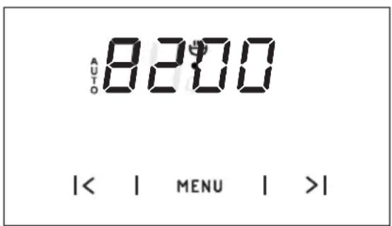 AUTO 8200 |< | MENU | >|