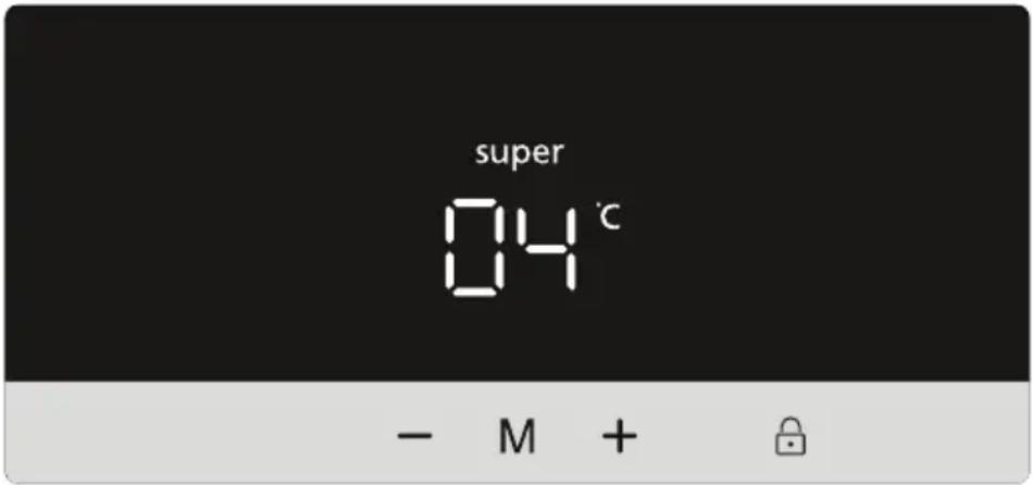 super 04 °C - M +
