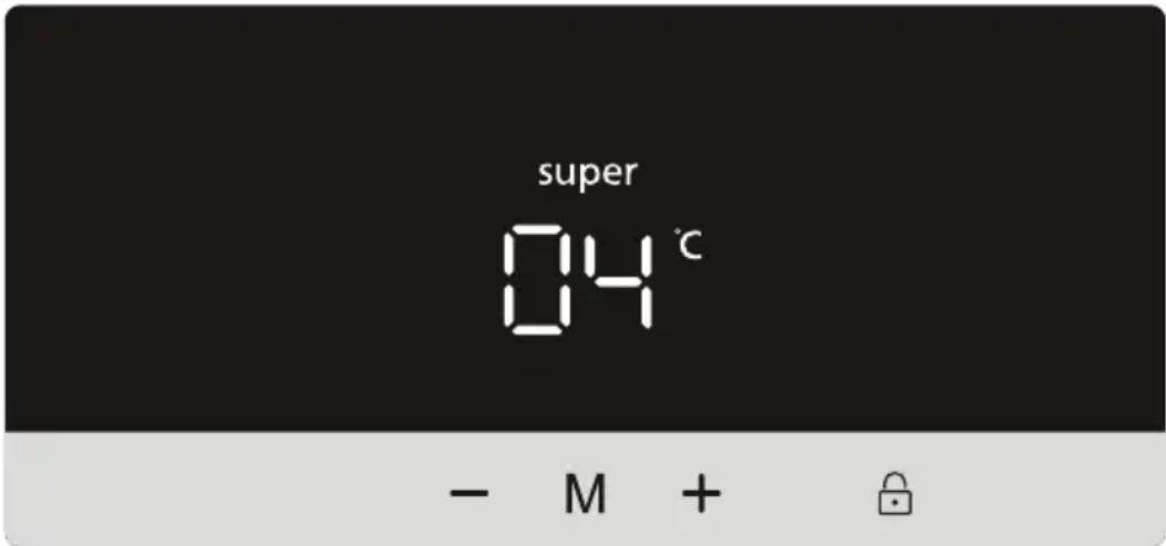 super 04 °C - M +