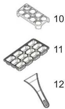 GRAM KF 471851 N - PARTS OF THE APPLIANCE AND THE COMPARTMENTS - 3