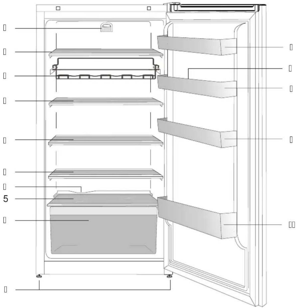 BLOMBERG SSM 4550 - Jääkaappi - 1
