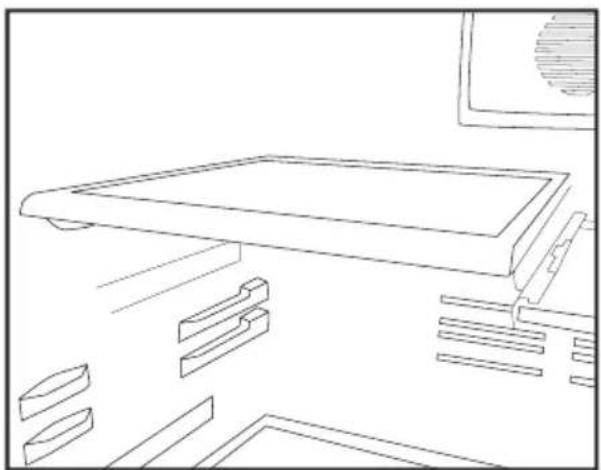 BLOMBERG KQD 1330 X A++ - Slankiojamos korpuso lentynos ir galinėmis pakabomis - 1