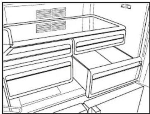 BLOMBERG KQD 1330 X A++ - Prostor pro čerstvé potraviny - 1
