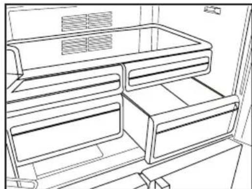 BLOMBERG KQD 1330 X A++ - Vihanneslokero - 2
