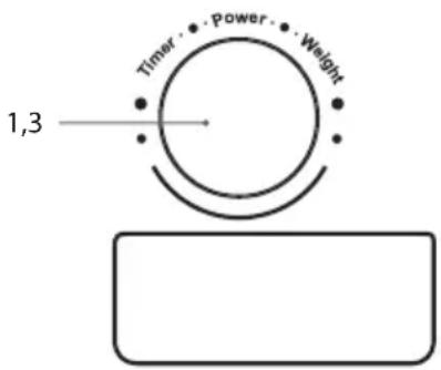 Timer • Power • Weight 1,3