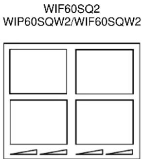 WIF60SQ2 WIP60SQW2/WIF60SQW2