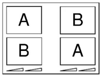 A B B A