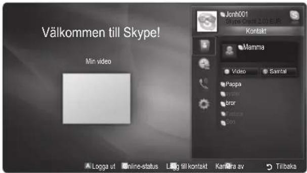 Välkommen till Skype! Min video Jonh001 Skype Omski 2.00 EUR Kontakt Mamma Video Santak Paopa Sytter bror Fantasy Goo Logga ut Online-status Lagg till kontakt Kamera av Tillbaka