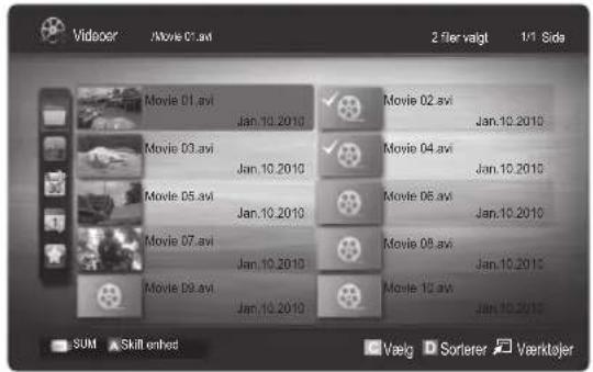Vidpoer /Movie 01.avi 2 fler vaigt 1/1 Side Movie 01.avi Jan.10.2010 Movie 02.avi Jan.10.2010 Movie 03.avi Jan.10.2010 Movie 04.avi Jan.10.2010 Movie 05.avi Jan.10.2010 Movie 06.avi Jan.10.2010 Movie 07.avi Jan.10.2010 Movie 08.avi Jan.10.2010 Movie 09.avi Jan.10.2010 Movie 10.avi Jan.10.2010 SUM Skill enhed Vaeg Sorterer Vaerktojer