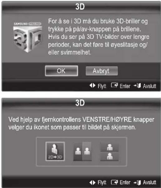SAMSUNG UE40C7700WZ - Slik ser du på 3D-bildet - 1