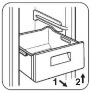 ELEKTRO HELIOS KF3222 - Fjerne frysekurver fra fryseren - 1