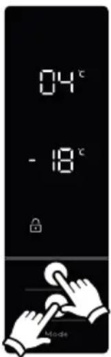 04°C -18°C Mode