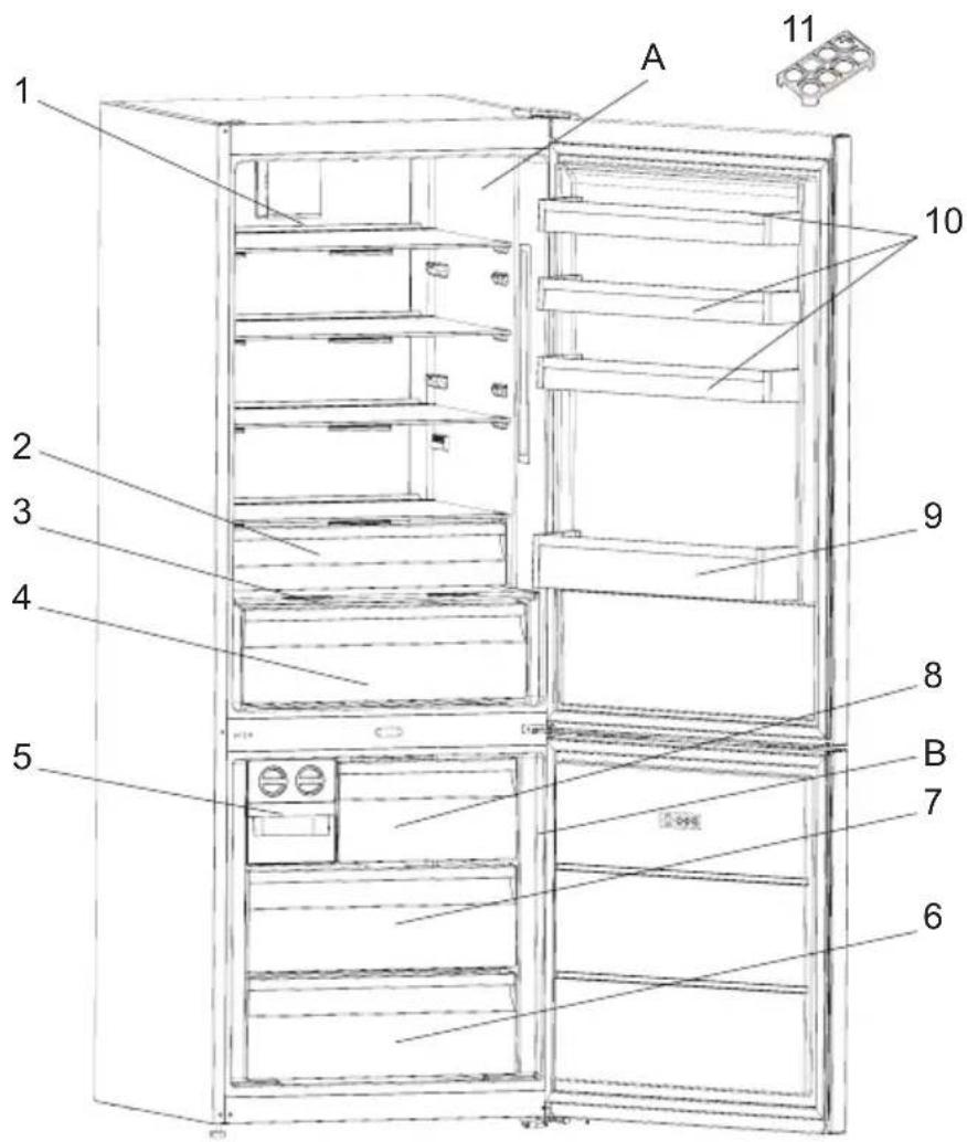 1 2 3 4 5 A 10 9 8 B 7 6 11