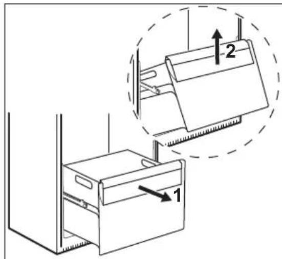 ELECTROLUX LRC6MA36X - Sådan fjerner du skuffer - 2