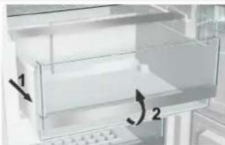 ASKO R2283W - Smaller amounts of food - push the control slider to the right; - 1
