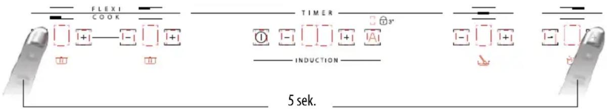 FLEXI COOK TIMER INDUCTION 5 sek.