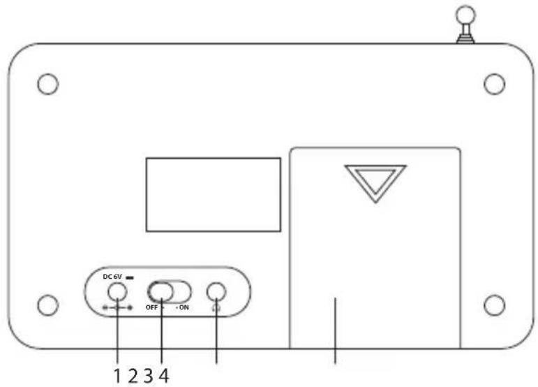 DC 6V OFF -ON 1 2 3 4