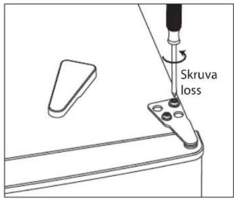 MATSUI MUF48W13E - Ändra dörrens gångjärn - 3
