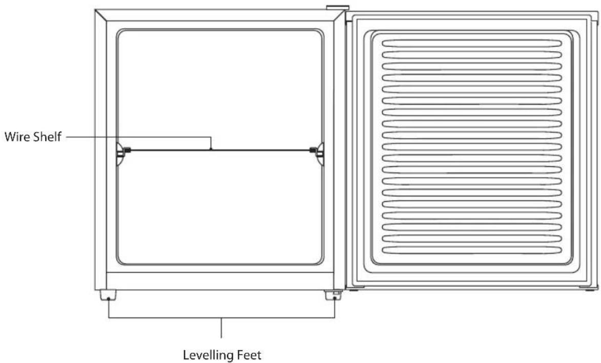 Wire Shelf Levelling Feet