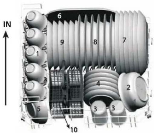 MATSUI MDWTT11E - Ladda diskmaskinskorgen med 6 kuvert - 1
