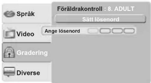 MATSUI M71PD11E - Ställ in lösenord - 2