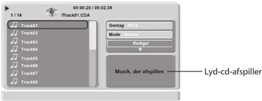 MATSUI M71PD11E - Afspilning af en lyd-cd - 1