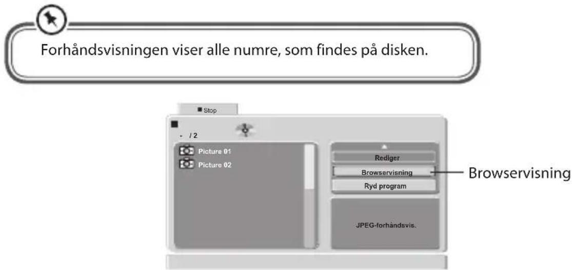 MATSUI M71PD11E - Sådan vender du tilbage til programlisten - 1