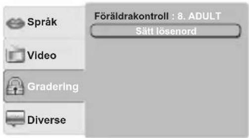 MATSUI M71PD11E - Ställ in lösenord - 1