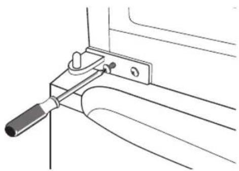 MATSUI M55TW18E - Ändra dörrens gångjärn - 11