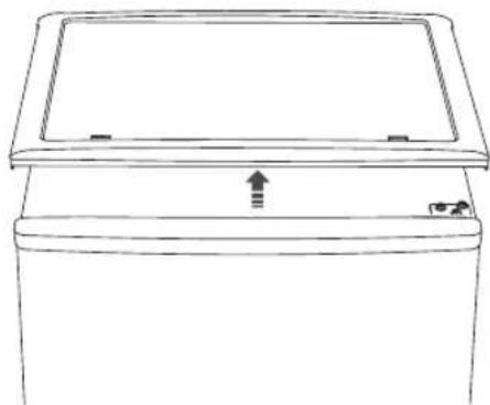 MATSUI M55TW18E - Ändra dörrens gångjärn - 3