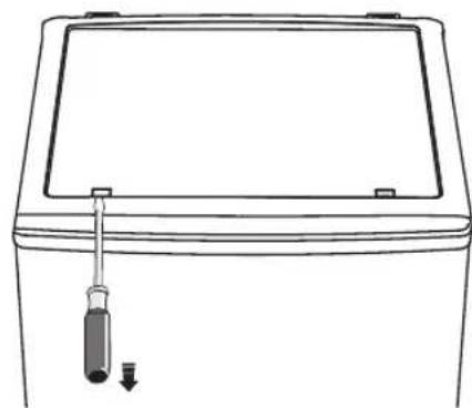 MATSUI M177CW14E - Reversing the Door Swing - 1