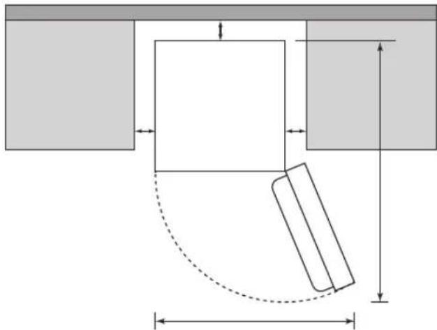 MATSUI M177CW14E - Free Space Requirements - 1