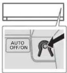 PANASONIC CS-QE9PKE - Auto-knapp OFF/ON - 1
