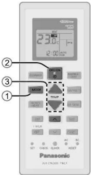 PANASONIC CU-NZ12SKE - Isætning af batterier - 2
