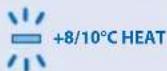 PANASONIC CS-WE9MKE - INDSTILLING AF MIN. DRIFTTEMPERATUR - 1