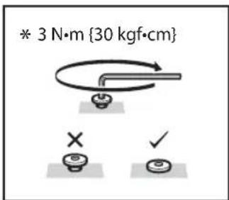 * 3 N·m {30 kgf·cm}
