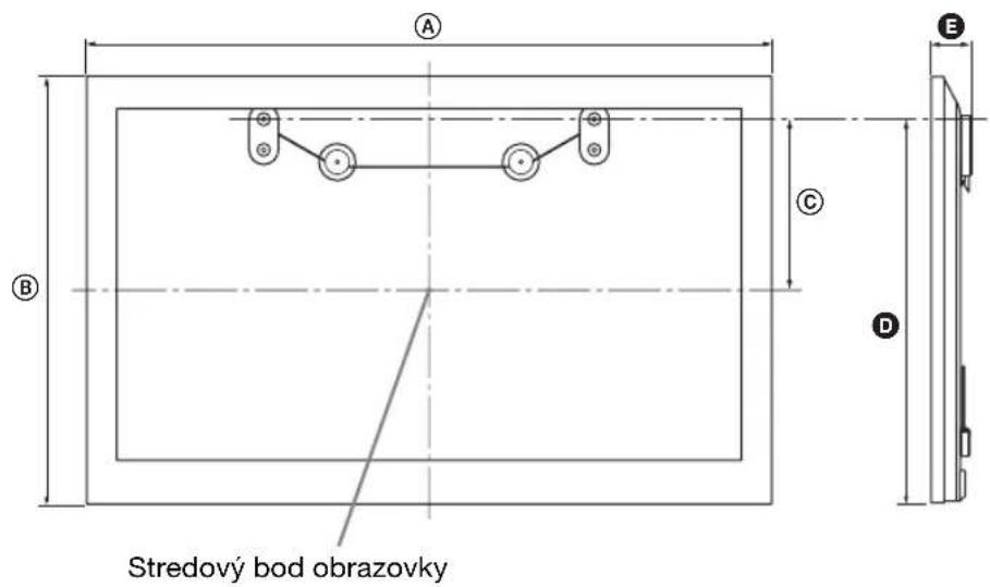 SONY Bravia KDL-55HX823 - Umiestnenie háka - 2