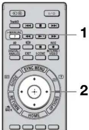 1 2 TruckID MANUAL 3D DIGITAL/ANALOG SYNC MENU GUIDE RETURN BACK HOME INTERNET VIDEO REC EXIT SCENE