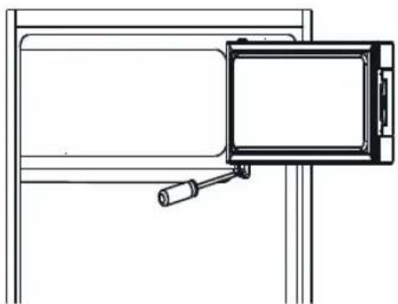 Logik LUR55W18E - Reversing the Door Swing - 5